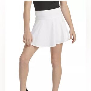 adidas Girls 3-Stripe Flounce Knit Skort